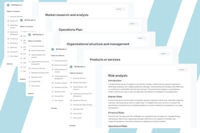 Components of a business plan