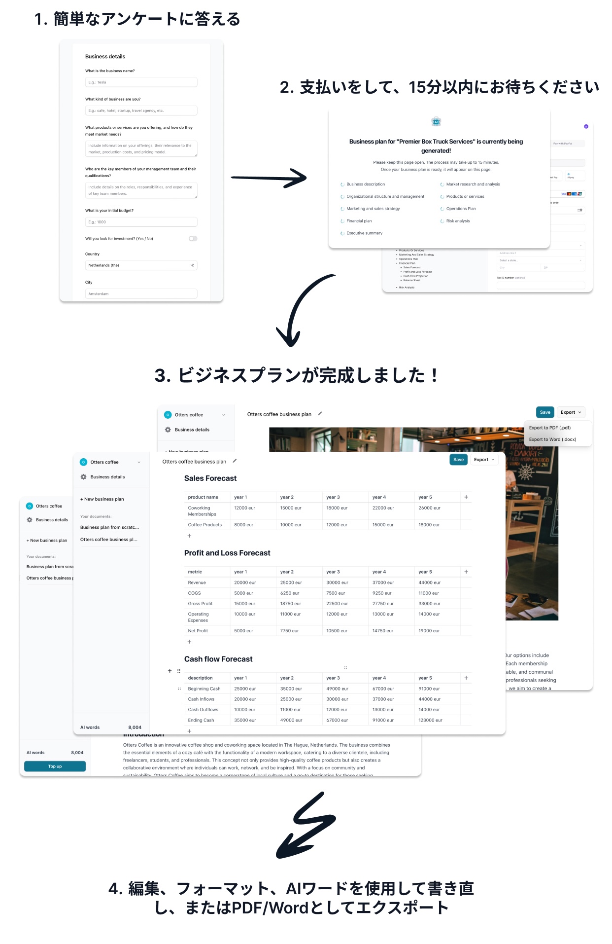 AIビジネスプランジェネレーター BizPlanner AI